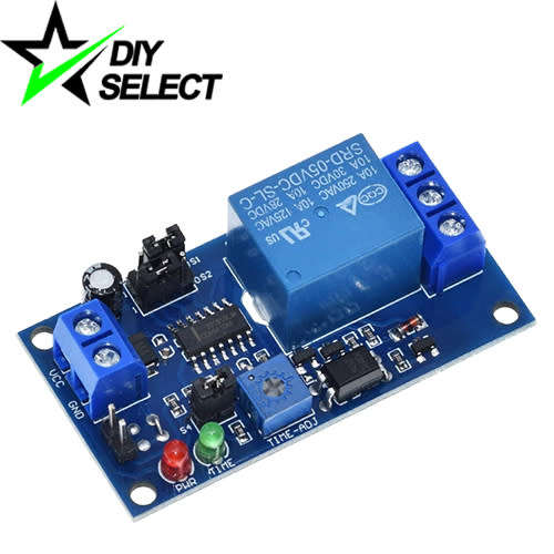 Controller Timer Delay 5V 0-3700Sec with Pot, Jumper and Trigger **LOCAL STOCK**