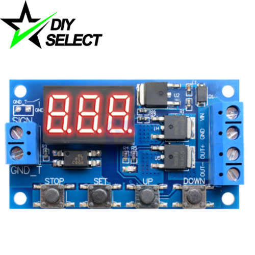 Time Controller Delay Timer 12V-24V 0s-999min + Display + Cycle + Trigger **LOCAL STOCK**