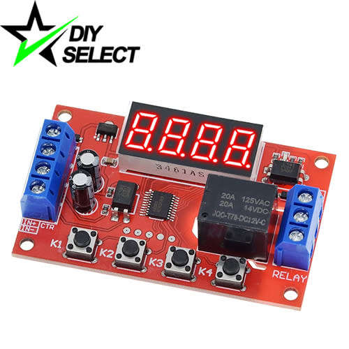 Controller Timer Delay Cycle Switch Module 0-999 seconds/minutes 3 Button **LOCAL STOCK**