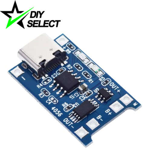 Battery Charger Lithium 18650 Type-C USB with Protection 5V 1A TP4056 **LOCAL STOCK**