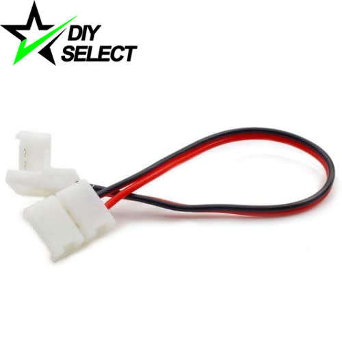 Connector Led Strip Wire 10mm (Clip on to Clip on) **LOCAL STOCK**
