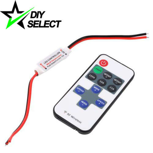 Controller Wireless RF Dimmer 12V Single Colour with Remote **LOCAL STOCK**