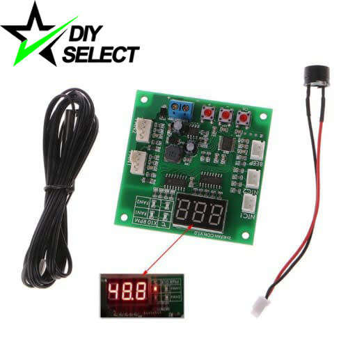 Fan Speed Controller Temperature Alarm 12-48V DC for 2x Fan with Display **LOCAL STOCK**
