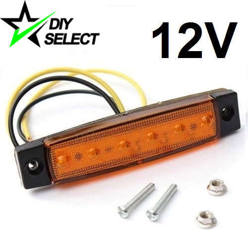 Led Side Marker for Truck / Car 12V Yellow **LOCAL STOCK**
