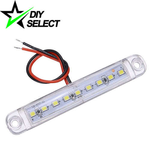 Car Vehicle Side Marker 12V White 9Led SMD 100x15mm **LOCAL STOCK**