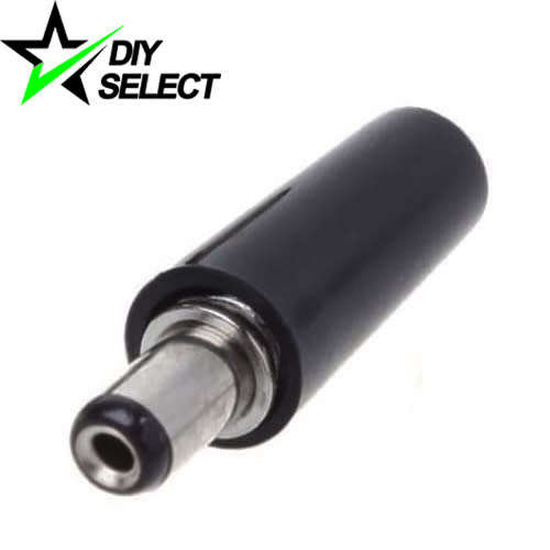 DC Plug Male 5.5mm x 2.1mm Connector Black **LOCAL STOCK**