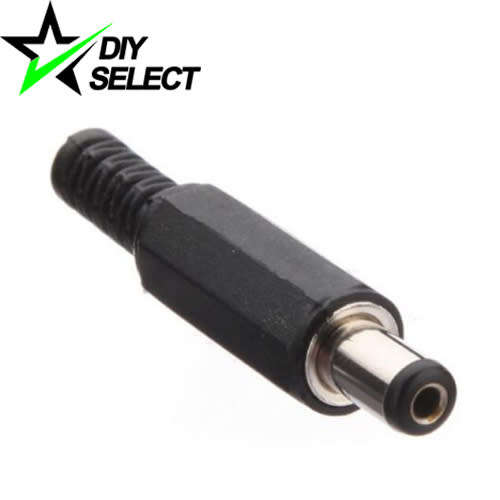 DC Male Power Plug 5.5mm x 2.1mm Connector Short 9mm **LOCAL STOCK**