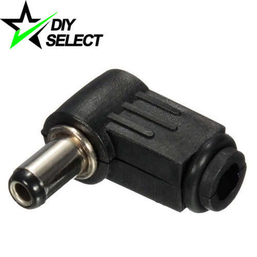 Connector 2.1mm Male 90 Deg Right Angle 9mm **LOCAL STOCK**