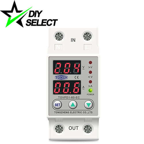 Controller Over Under Voltage Protection AC 220V 60A Din Rail **LOCAL STOCK**