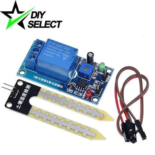 Controller Humidity Moisture Soil 12V (Relay 220V 10A)  **LOCAL STOCK**