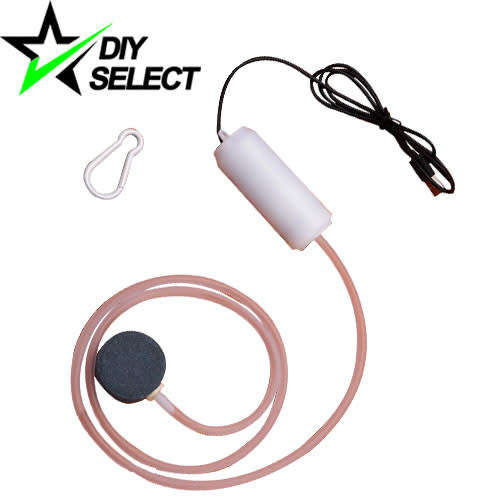 Portable Pump Air Oxygen Aquarium USB 5V 1A (Tube and Air Stone included) **LOCAL STOCK**