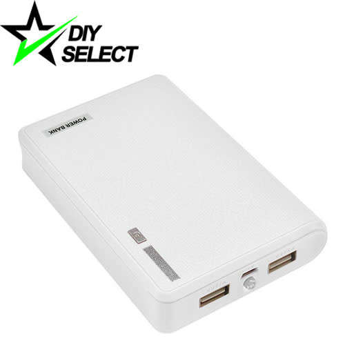 Battery 18650 (4pc) Power Bank Charger White **LOCAL STOCK**