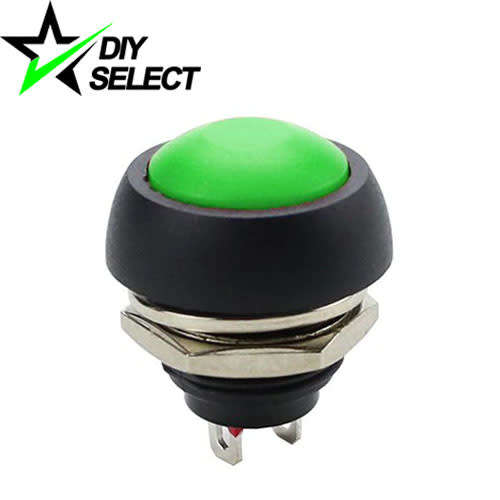 Switch Momentary Push Button Green 250V 1A **LOCAL STOCK**