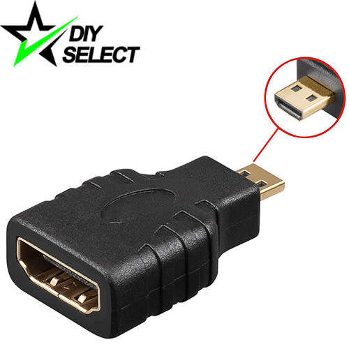 Micro HDMI Male To HDMI Female Adapter **LOCAL STOCK**