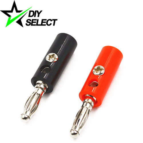 Connector 4mm Male Black/Red Banana Set **LOCAL STOCK**