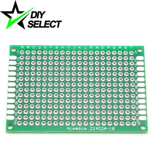 Prototype Printed Circuit Solder Board Green 60x40mm Double Sided **LOCAL STOCK**