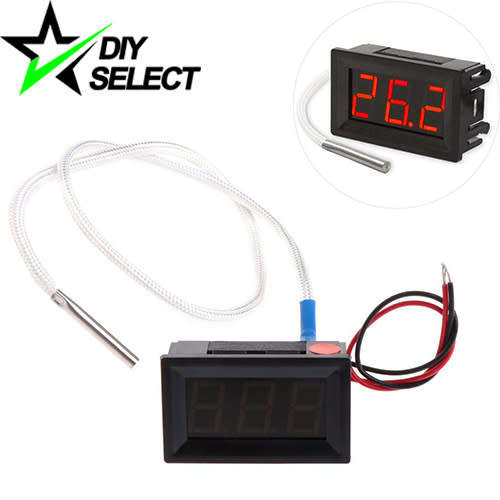 Meter Temperature 12V (-30 to 300 deg C) B310 K-Type Red **LOCAL STOCK**