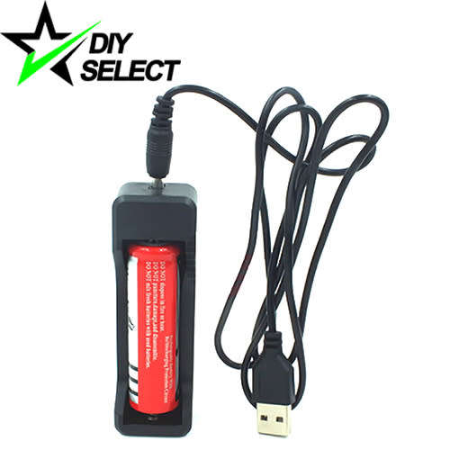 Battery Charger Base Holder USB Lead for 1x 18650 **LOCAL STOCK**