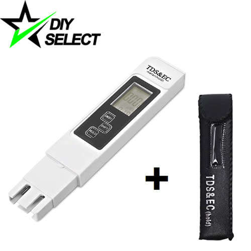 TDS and EC and Temperature Meter Digital Water Tester 0-9990 PPM + Protective Pouch **LOCAL STOCK**