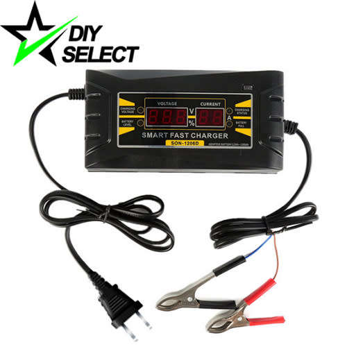 Battery Charger 12V 10A Smart with Display Voltage + Current + Percent SON-1210D **LOCAL STOCK**