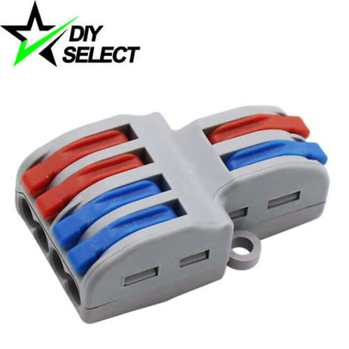 Wire Connector Wago Lever Splitter 2Pin to 4Pin with Mount Holes **LOCAL STOCK**