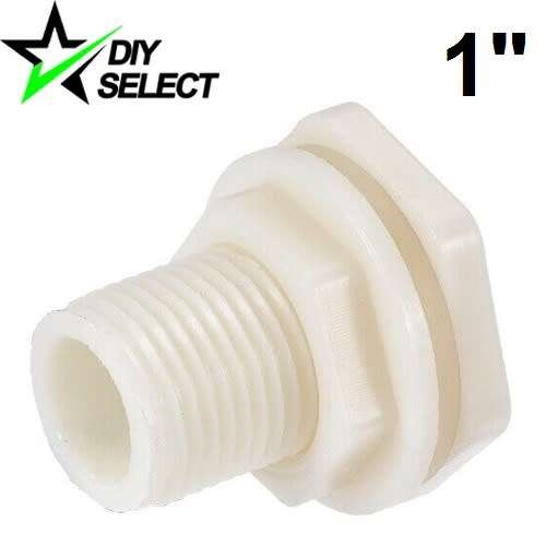 Tank Bulkhead Aquarium Connector Male Nut + Washer 32mm / 1 Inch **LOCAL STOCK**