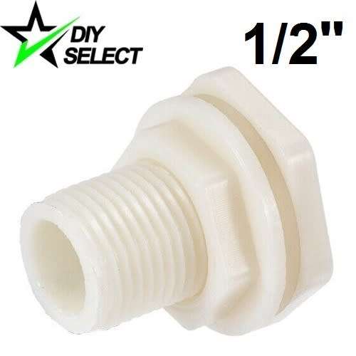 Tank Bulkhead Aquarium Connector Male Nut + Washer 20mm / 1/2 Inch **LOCAL STOCK**