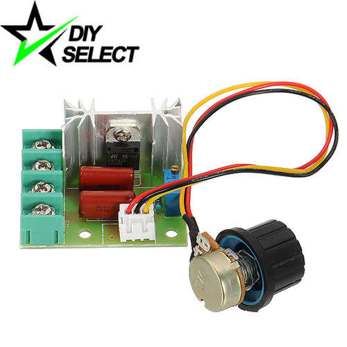 Voltage Regulator SCR Motor Speed Controller 220V 2000W with Wire Knob **LOCAL STOCK**
