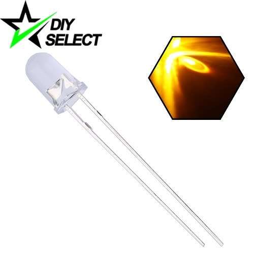 5mm Led Yellow Flashing (Flashes on-off by itself) **LOCAL STOCK**
