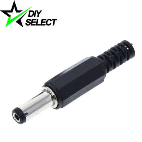 DC Male Power Plug 5.5mm x 2.1mm Connector Long 13mm **LOCAL STOCK**