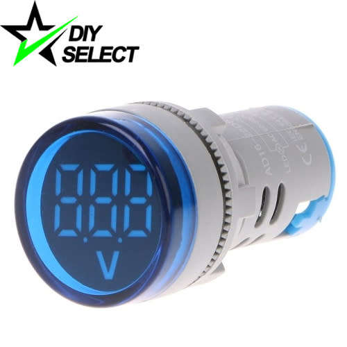 Voltmeter Voltage Meter Digital Display 60-500V AC Blue **LOCAL STOCK**