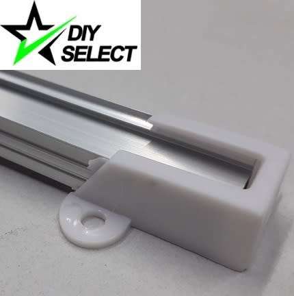 Aluminium channel Profile for 12mm Wide Rigid Led Strip 1000mm **LOCAL STOCK**