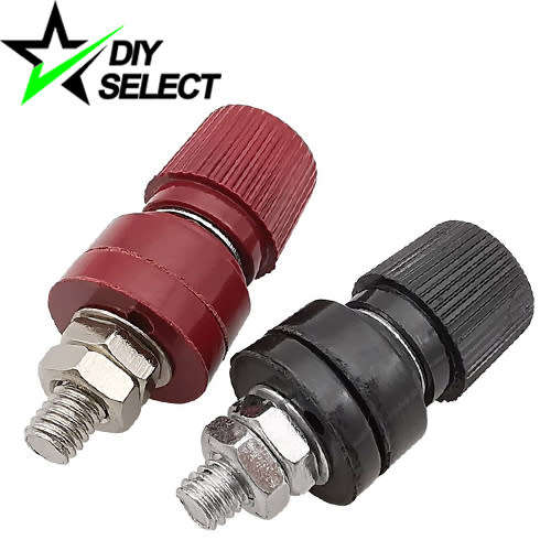 Connector Inverter Black + Red Binding Post Terminal Pair **LOCAL STOCK**
