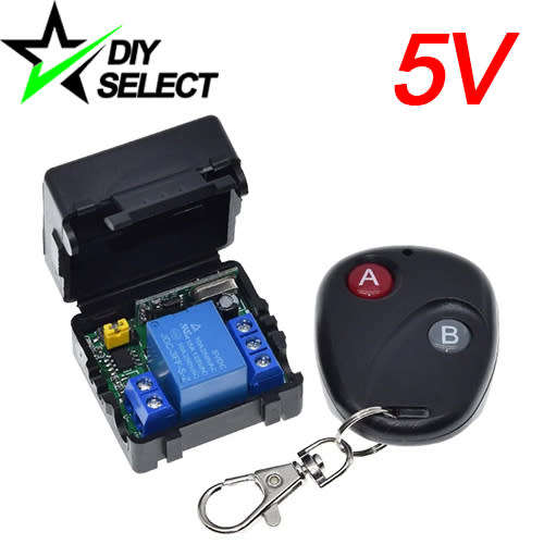 Controller Relay 5V 1 Channel + 1 Remote (2 Button) 433MHz **LOCAL STOCK**