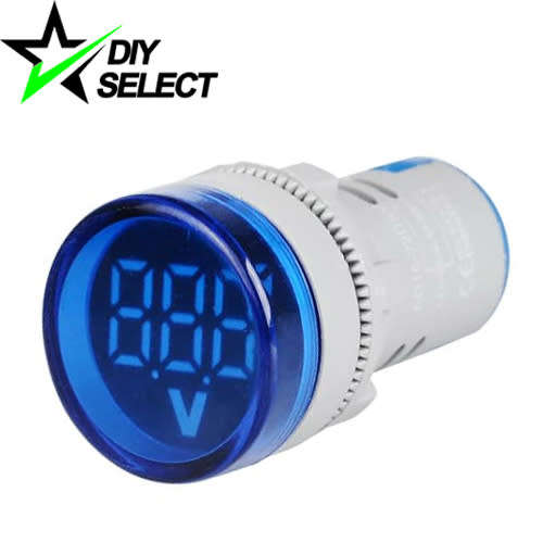 Voltmeter Voltage Meter Digital Display 22mm DC 6-100V Blue **LOCAL STOCK**