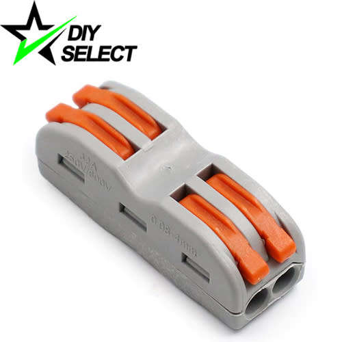 Wire Connector Double Sided Wago 2 Lever for 0.08mm to 4mm wire **LOCAL STOCK**