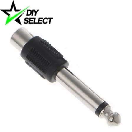 Connector RCA to 6.35mm Male Mono Plug **LOCAL STOCK**