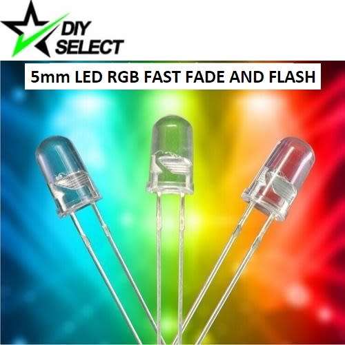 5mm Led RGB Fast Fading (Red Green Blue Yellow White Pink) **LOCAL STOCK**