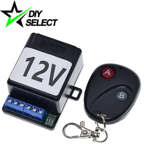 Controller Relay 12V 2 Channel + 1 Remote (2 Button) 433MHz **LOCAL STOCK**