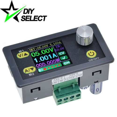 Step Down Buck Converter Voltage + Current 50V 5A 250W Panel Mount Colour Display **LOCAL STOCK**