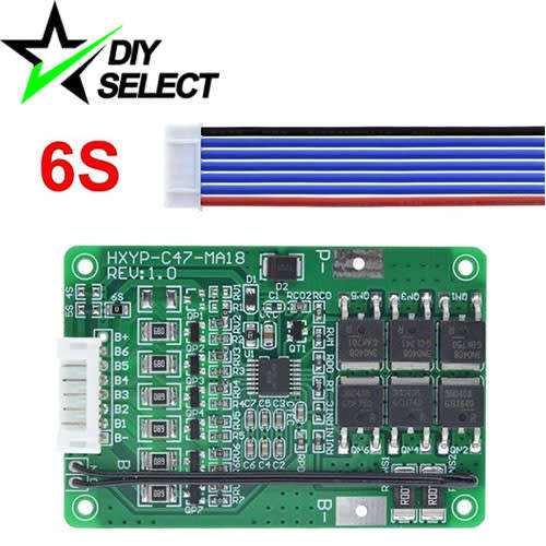 Battery 18650 Li-ion Protection, Balance and Temperature Board 6s 20A **LOCAL STOCK**