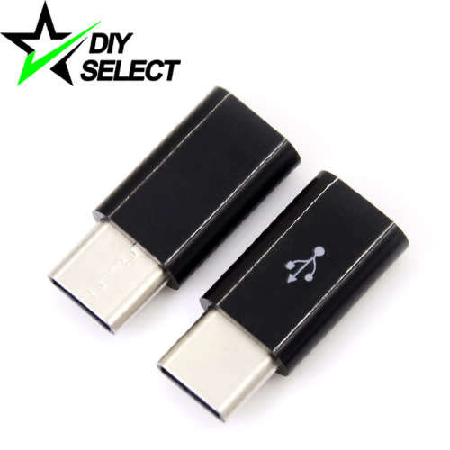 Connector Micro USB Female to Type C Male Adapter Black **LOCAL STOCK**