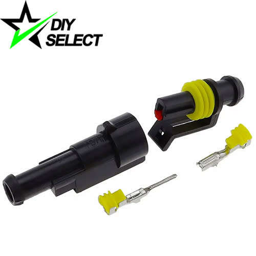 Automotive Wire Connector Waterproof Plug Set 1 Pin **LOCAL STOCK**