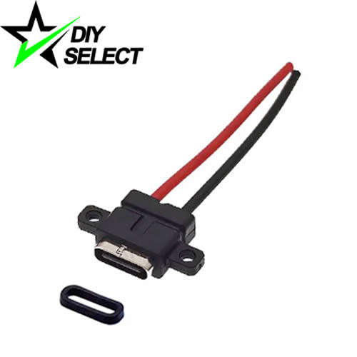 Connector USB Type C Female Flat Panel Mount Top Screw **LOCAL STOCK**