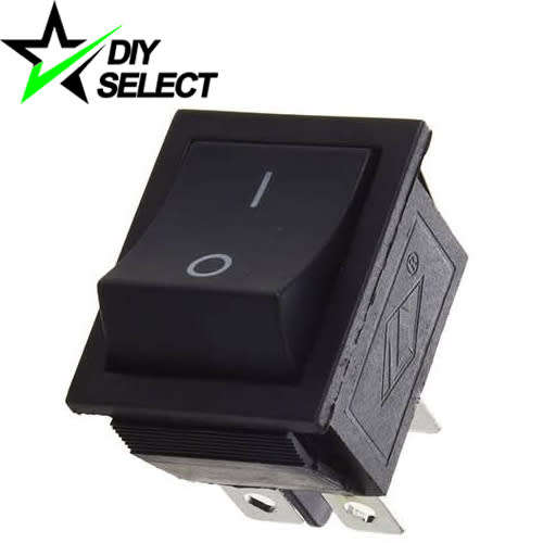 Switch Rocker Panel Button 4 PIN Black 250V 16A On-Off **LOCAL STOCK**