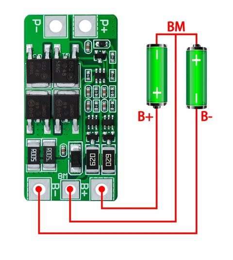 Battery LiFePO4 Protection Board 2s 10A **LOCAL STOCK**
