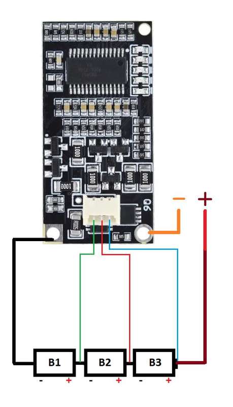 Battery LifePO4 Protection and Balance Board 3s 14A (Max 20A) **LOCAL STOCK**