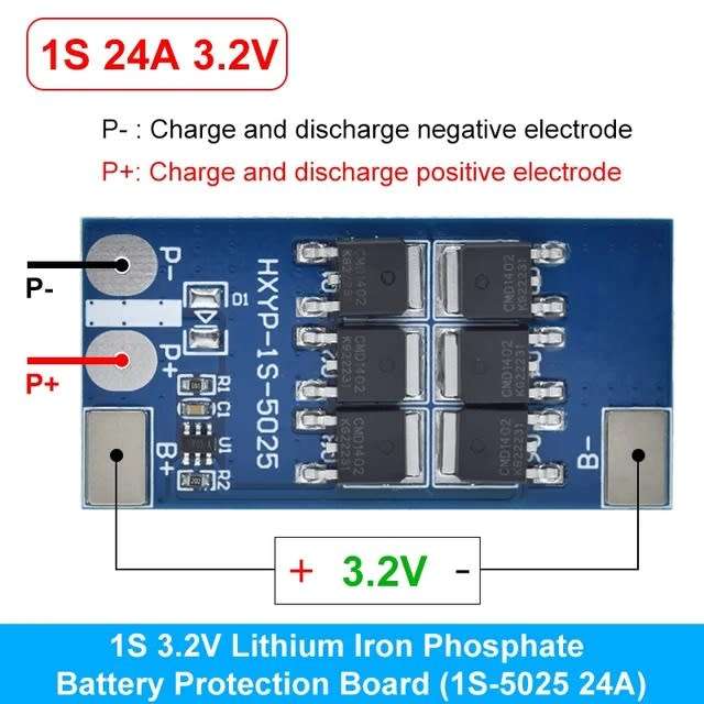 Battery LiFePO4 Protection Board 1s 24A **LOCAL STOCK**