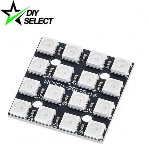 WS2812B 16 Led 30 x 30mm 5V 5050 RGB Addressable **LOCAL STOCK**