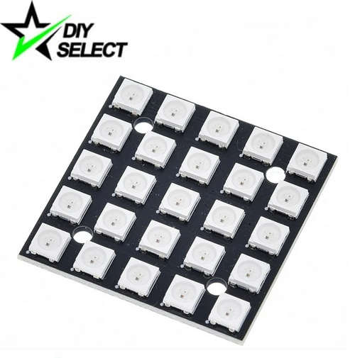 WS2812B 25 Led 39 x 39mm 5V 5050 RGB Addressable **LOCAL STOCK**